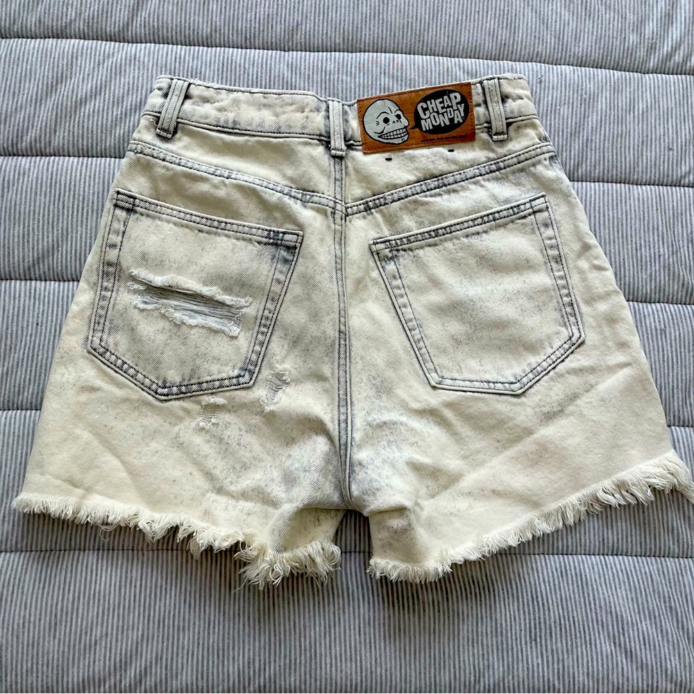 Cheap Monday Distressed Shorts